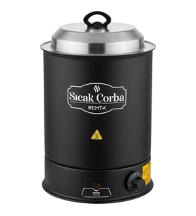 Remta CB21 Siyah Model Midi Çorba Isıtıcı 9 Lt