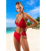Tasarım Bikini Takımı Klora Dayanıklı Hızlı Kuruyan Şık Detaylı Özel Plaj Ve Havuz İçin