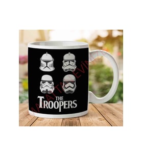 Star Wars The Troopers Stormtroopers Beetles Logo Kupa Bardak