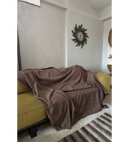 Sofline Kadife Şönil Koltuk Örtüsü, Kaymaz Kanepe Örtüsü, Koltuk Şalı (180 x 220cm)