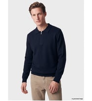 LCW Vision Lacivert Polo Yaka Erkek Triko Kazak