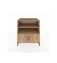 Kronos Şifonyer 3 Raflı 2 Kapaklı 88x59x96 Çam-Çam