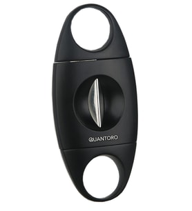Quantoro Siyah Metal V-Cut Puro Makası Kesici (Karışık)