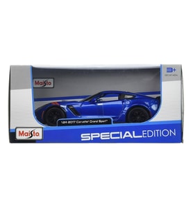 Maisto 2017 Corvette Grand Sport 1:24 Mavi Model Araba