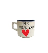 İyi Ki Kocam Var Baskılı Siyah Venüs Sevgililer Günü Kupası