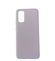 Galaxy S20 ile Uyumlu Cappy Silikon Kılıf Lila