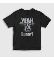 Presmono Unisex Çocuk Siyah Yeah Buddy Gym Spor Ronnie Coleman T-Shirt 363818tt