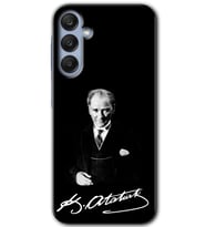 Galaxy A35 Kılıf HD Desen Baskılı Kılıf - Atatürk İmza