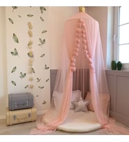 Pamuka Tül Cibinlik Basic Pink