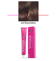 Premium 6.07 Bronz Kahve - Kalıcı Krem Saç Boyası 50 g Tüp