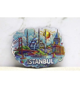 İstanbul temalı magnet (8*6 cm)