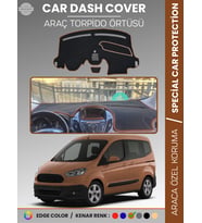 FORD COURİER (2013-2020) EKRANLI Torpido Örtüsü Torpido Koruma Tam Uyum Çatlamayı Önler Kolay Montaj