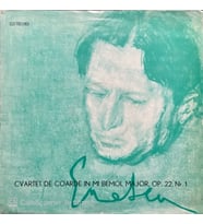George Enescu Cvartet De Coarde LP Plak (Karışık)
