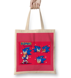 Sonic The Hedgehog Sonic Doople Bez Çanta Uzun Saplı