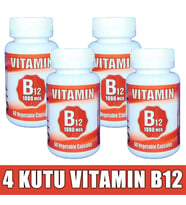 Vitamin B12 1000mcg 240 Kapsül (4 KUTU)