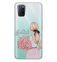 Oppo Buket Tasarımlı Şeffaf Telefon Kılıfı