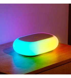 ALLY K31 Kablosuz Şarj Cihazı RGB Gece Lambası-(5775) - ETC7449-7894