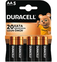 Basic AA Alkalin Kalem Pil (5'li Paket) – 1,5V – LR6 MN1500