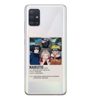 Samsung Galaxy A51 Uyumlu Naruto Anime Desenli Şeffaf Telefon Kılıfı