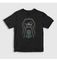Presmono Unisex Çocuk Siyah Odin Vikings T-Shirt 222088tt