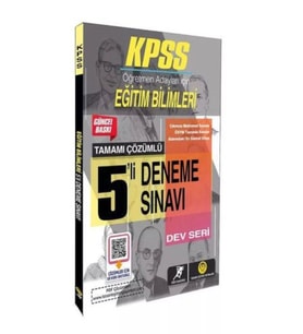 Tasarı 2024 KPSS Dev Kadro - Eğitim Bilimleri 5 Deneme
