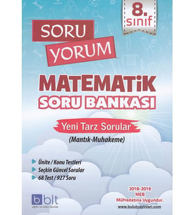 Bulut Eğitim Yayınları  8. Sınıf Matematik Soru Bankası