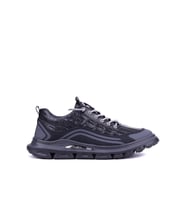 Guja - Hakiki Deri - Tekstil Air Taban Siyah Renk Erkek Sneaker - 900-563