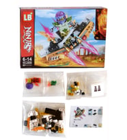 ninja lego blok seti 86 parça ninjago karakter uçak (Karışık)