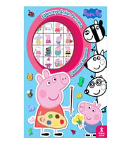 Peppa Pig Eğlenceye Açılan Pencere Çıkartmalı Boyama Kitabı