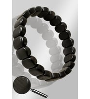 Sertifikalı Rolex Model AAA+ Gerçek Gold Obsidyen Taşı Bileklik (Çok Renkli)