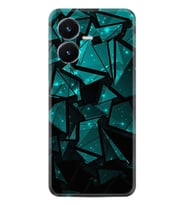 Vivo Y22S Kılıf Resimli Desenli Baskılı Silikon Green Prizmas 1348