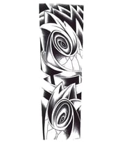 Caş Dekorasyon Geçici Tribal Figürlü Dövme Tattoo