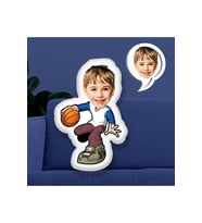 Kişiye Özel Fotoğraflı Basketbolcu Yastık 115460 30 cm