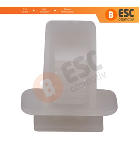 Fiat için 10 Adet Plastik Klips Beyaz 60811628
