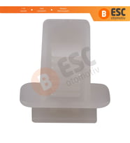 Fiat için 10 Adet Plastik Klips Beyaz 60811628