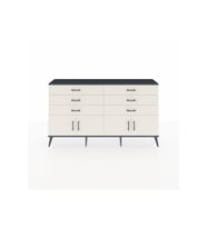Arges Konsol 2 Raflı 6 Çekmeceli 4 Kapaklı 176x30x99 Antrasit-Aytaşı