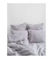 Açık Gri Nevresim Takımı Tek Kişilik 150x220 cm