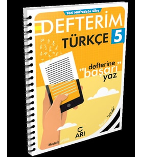 5. Sınıf Türkçe Akıllı Defteri Arı Yayıncılık