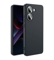Xiaomi Poco X7 Pro Kılıf Mara Lansman İç Yüzeyi Kadife Kılıf (Siyah)