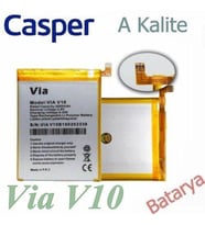Casper Via  Uyumlu V10 Batarya A Kalite Pil