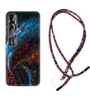 Tecno Spark 6 6 Go 8C 8 Pro 7 7 Pro Kılıf Boyun Asklı Rasta Silikon Şahin 1756