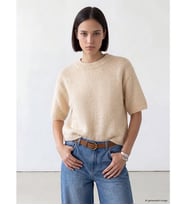 LCW Comfort Beyaz Bisiklet Yaka Kadın Triko Kazak