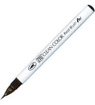 Zig Clean Color Real Brush Fırça Uçlu Marker Kalem 068 Deep Brown 