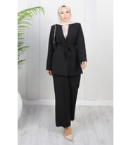 Soft Blazer Takım Siyah 19389