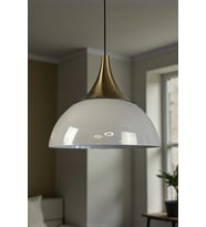 Modern Gri Eskitme Metal Kubbe Sarkıt Avize E27 Duy, Şık ve Şık Tasarım