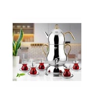 Şahmeran Altın Kulplu Elektrikli Semaver MSM0113