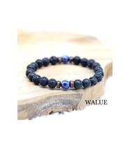 A+ KALİTE  Lapis Lazuli - Lav - Ahşap Doğal Taş Bileklik