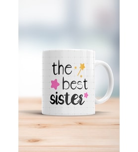 The Best Sister Baskılı Kupa Bardak