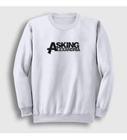 Presmono Unisex Beyaz Asking Alexandria Sweatshirt 375051tt (Beyaz)