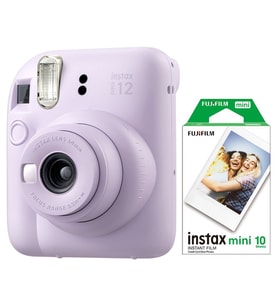 Instax mini 12 Lila Fotoğraf Makinesi ve 10'lu mini Film